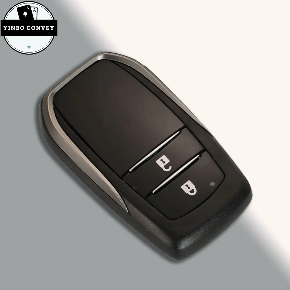 YINBO Modified Smart Remote Key Shell 2/3/4Button (Board 5290) With Emergency Key Blade For Toyota Camry RAV4 Prado Land Cruiser