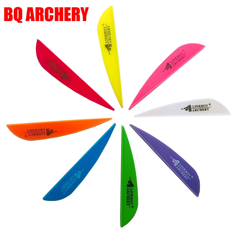 36pcs Linkboy Archery 2.8inch Plastic Vanes For Carbon Arrows Compound
