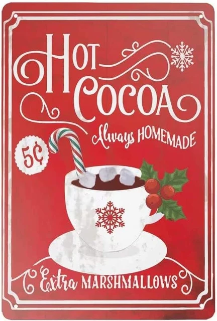 Custom Signs Personalized Christmas Winter Hot Cocoa Bar - Temu