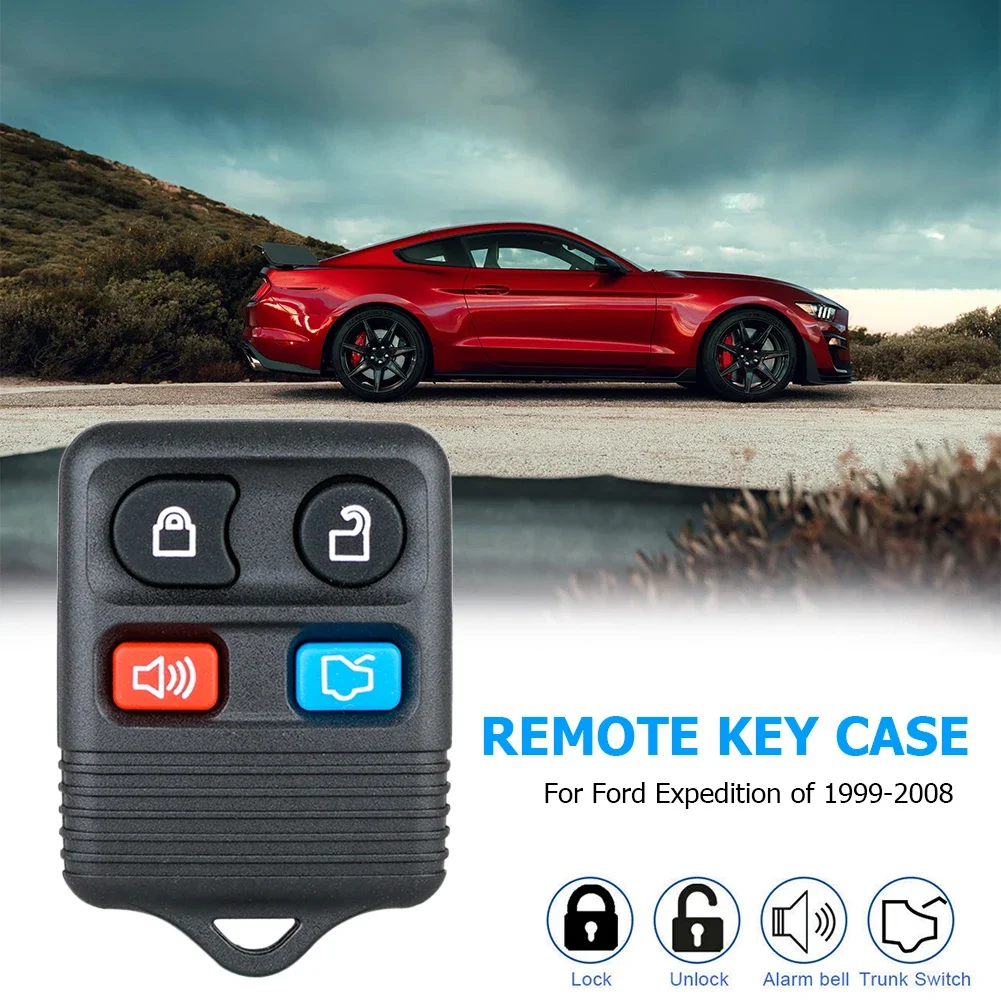 4-Button Keyless Entry Remote Key Fob 315MHz for Ford Crown Victoria Escape Lincoln Car Replacement Remote Control Accessories