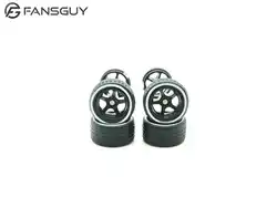 Premium Alloy Car Wheels with Removable Tyres - WSSC Series (1 Set) (WSSC - F Black 1)