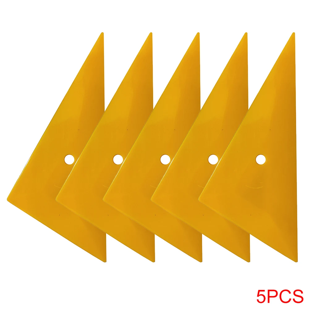 5Pcs Car Window Tinting Auto Film Wrapping Installa Strumenti Applicatore Colla Universale Rimozione Carta Tergipavimento Triangolo Raschietto 5 A05