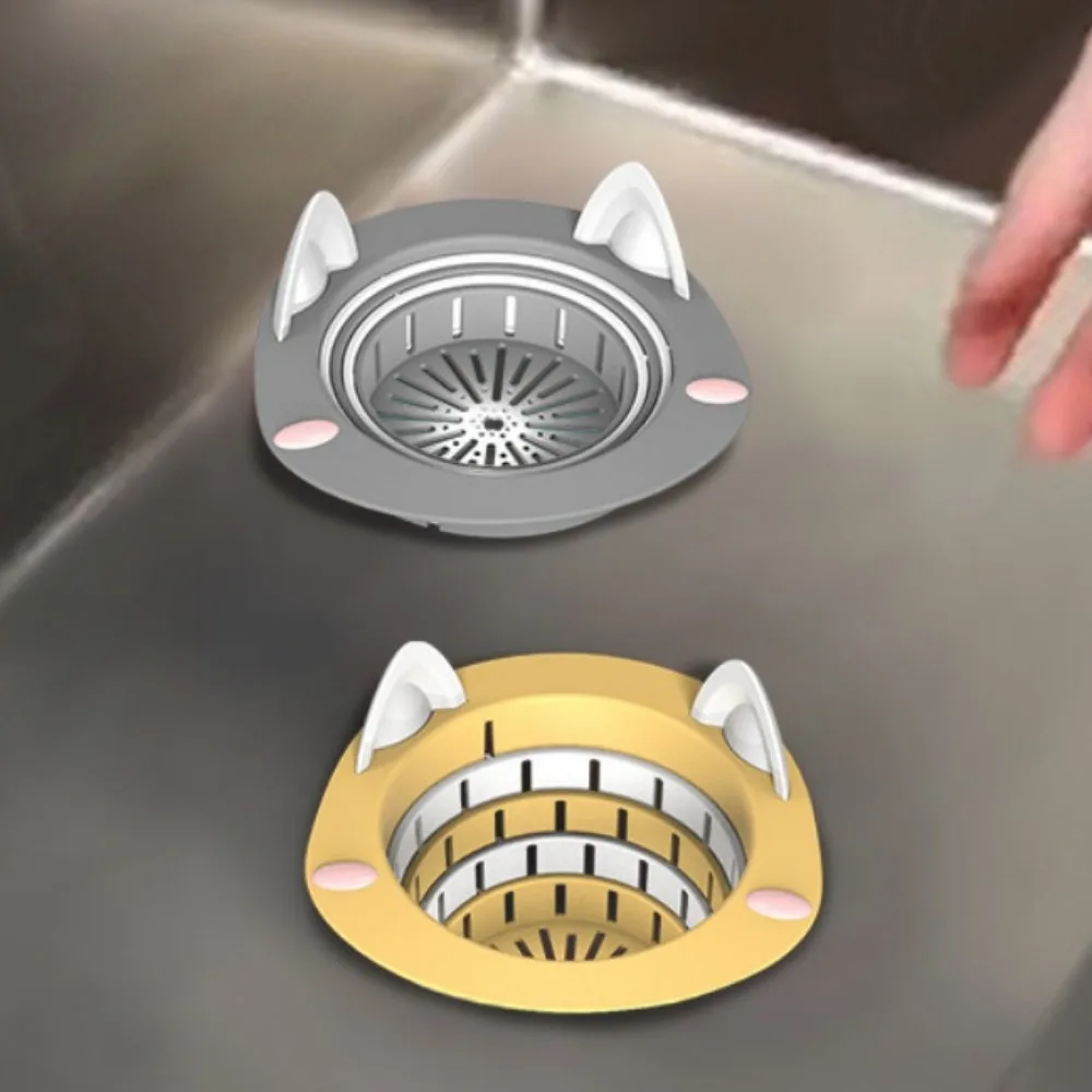 1PC Sewer Kitchen Sink Garbage Filter Vegetable Washing Basin Anti Clogging Drainage Drain Net Sink Strainer Accessories