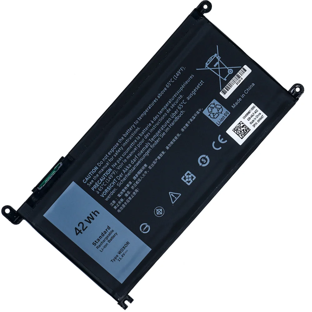 Wdx0r Bateria para Dell Inspiron 5000 5368 5378 7368 7378 15 14 7000 7560 7460 5468 7560 5538 5567 5568 P61f T2jx4 3crh3 Wdxor 13 Baterias p/ laptop - Imagem 2