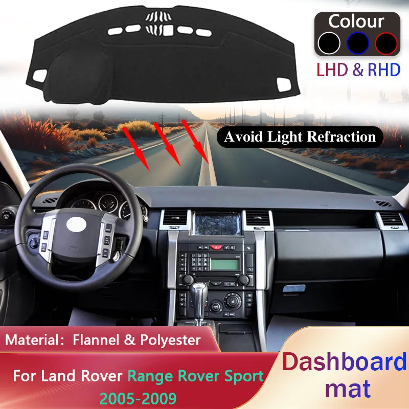 Car Dashboard Pad for Land Rover Range Rover Sport L320 2005 2006 2007 ...
