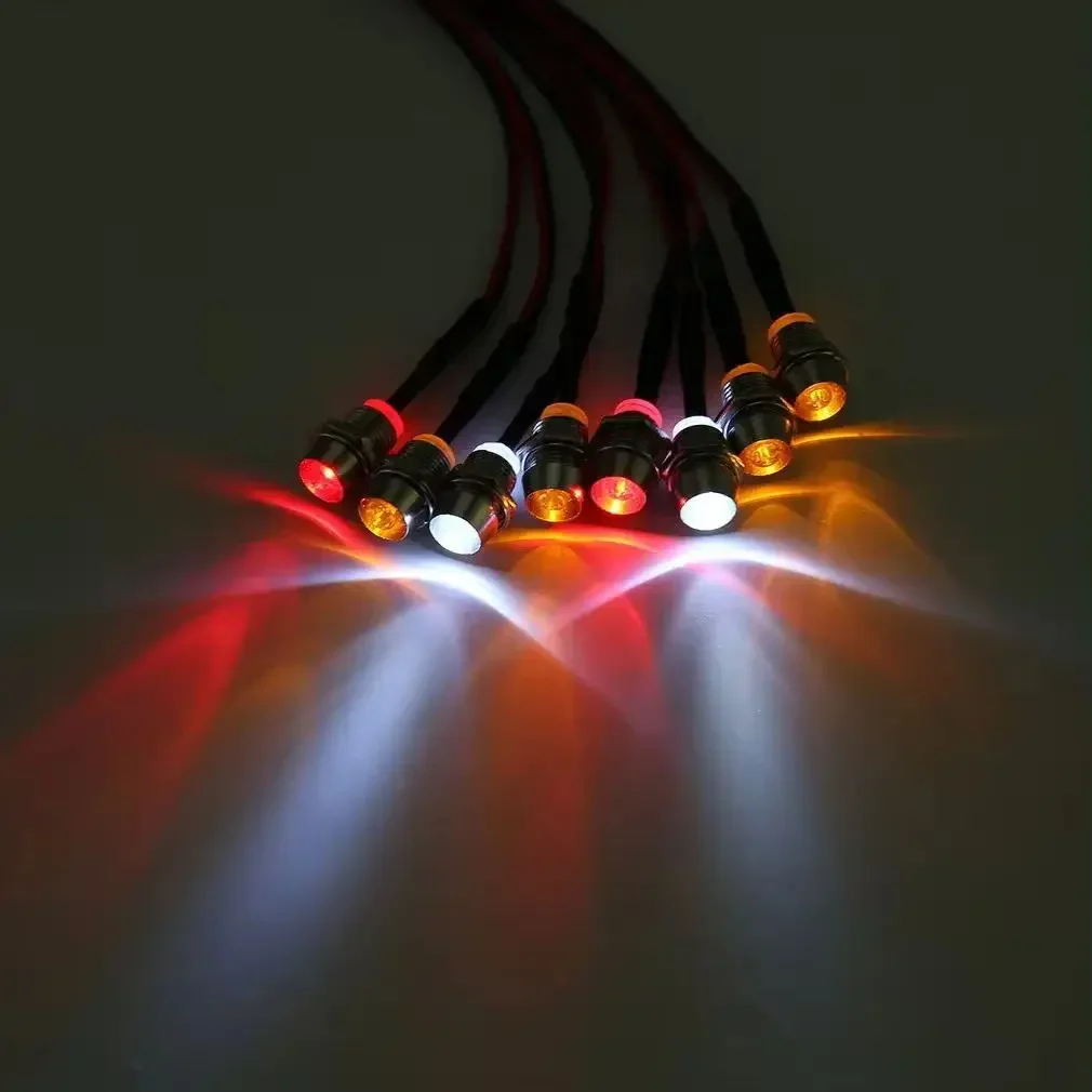 3mm 5mm 8mm 10mm RC Auto LED Licht Lampe Scheinwerfer Scheinwerfer Rücklicht Set für 1/10 1/8 1/12 Modell Crawler Drift HPI MN99 MN90 Teil – Detail 22