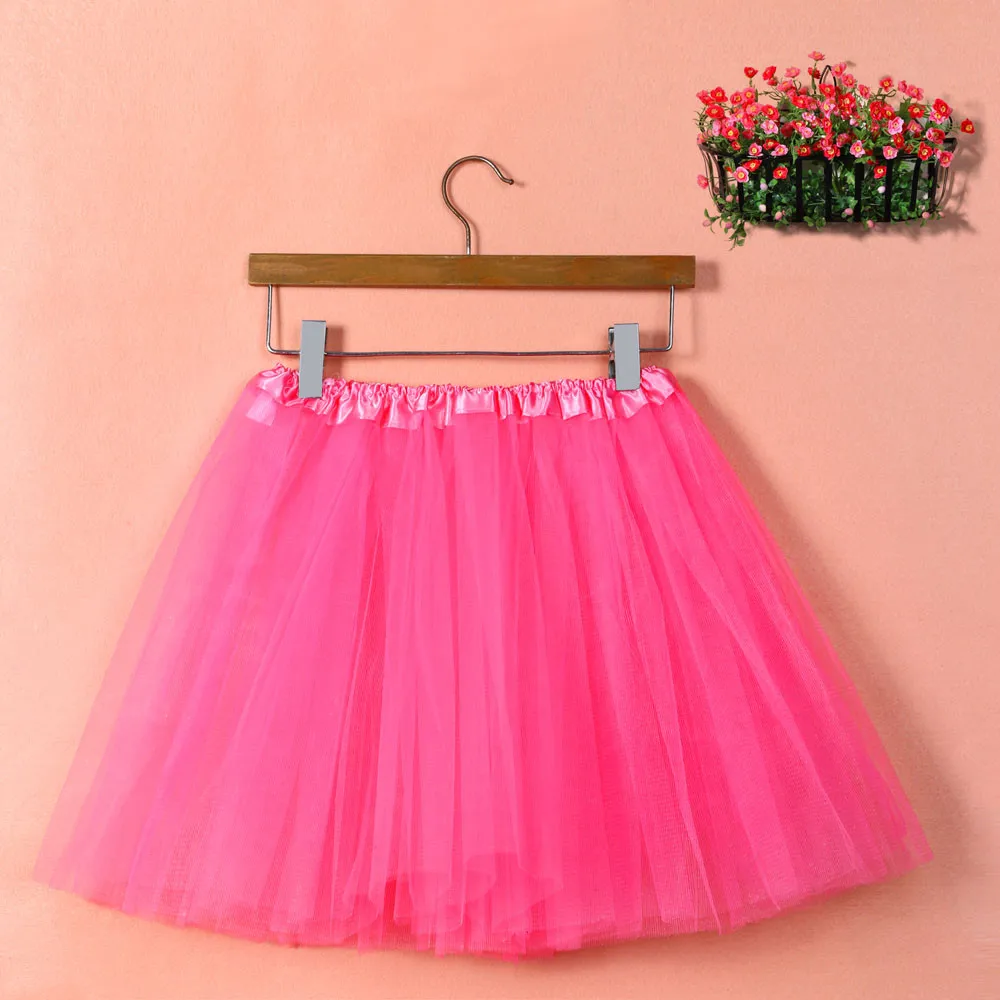 

Mesh Tulle Skirts for Women Elastic Lightweight Party Dancing Costume Petticoat Princess Tutu Skirt Pettiskirt Jupe Femme