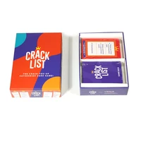 SAVANA Crack List The Crack You Up Categories Card Game 2+ Players Game Family Board Games 1