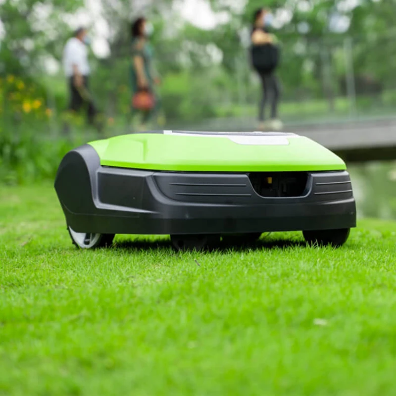 Autocut Robot Grasmaaier Geen Perimeter Turfbot Maaien Kleine Tuin