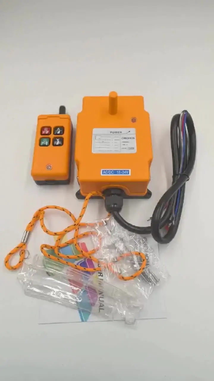 ホビーラジコン HS6 Industrial crane remote control set OBOHOS hs-6 6Channels Hoist Crane Radio Controller Sysem