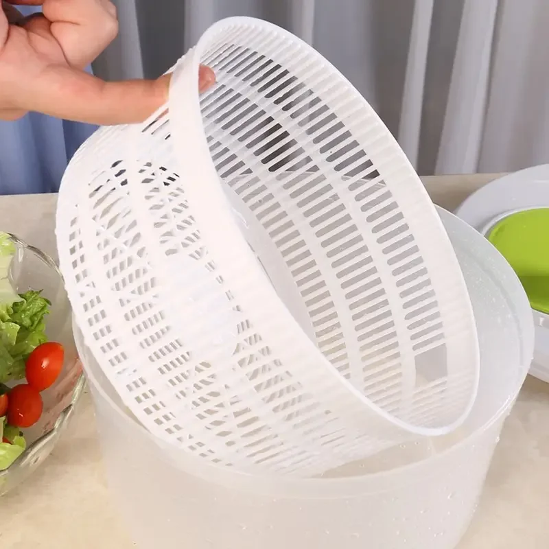 Water Drying Lettuce Dehydrator Strainer Washer Drain Fruit Basket Vegetable Dryer Kitchen Tool Salad Spinner