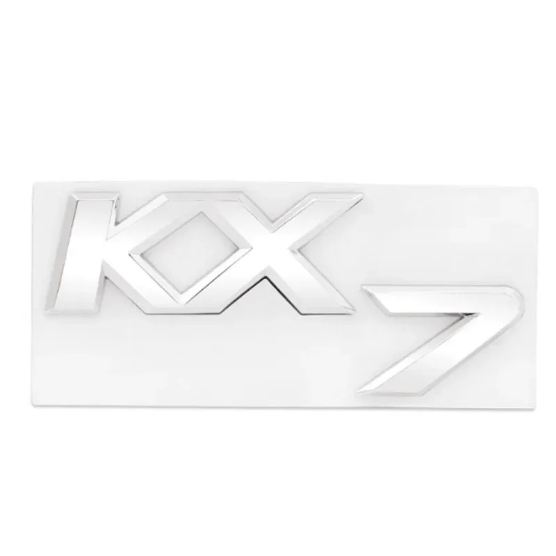3D Metal Chrome Black Car Emblem Badge Sticker