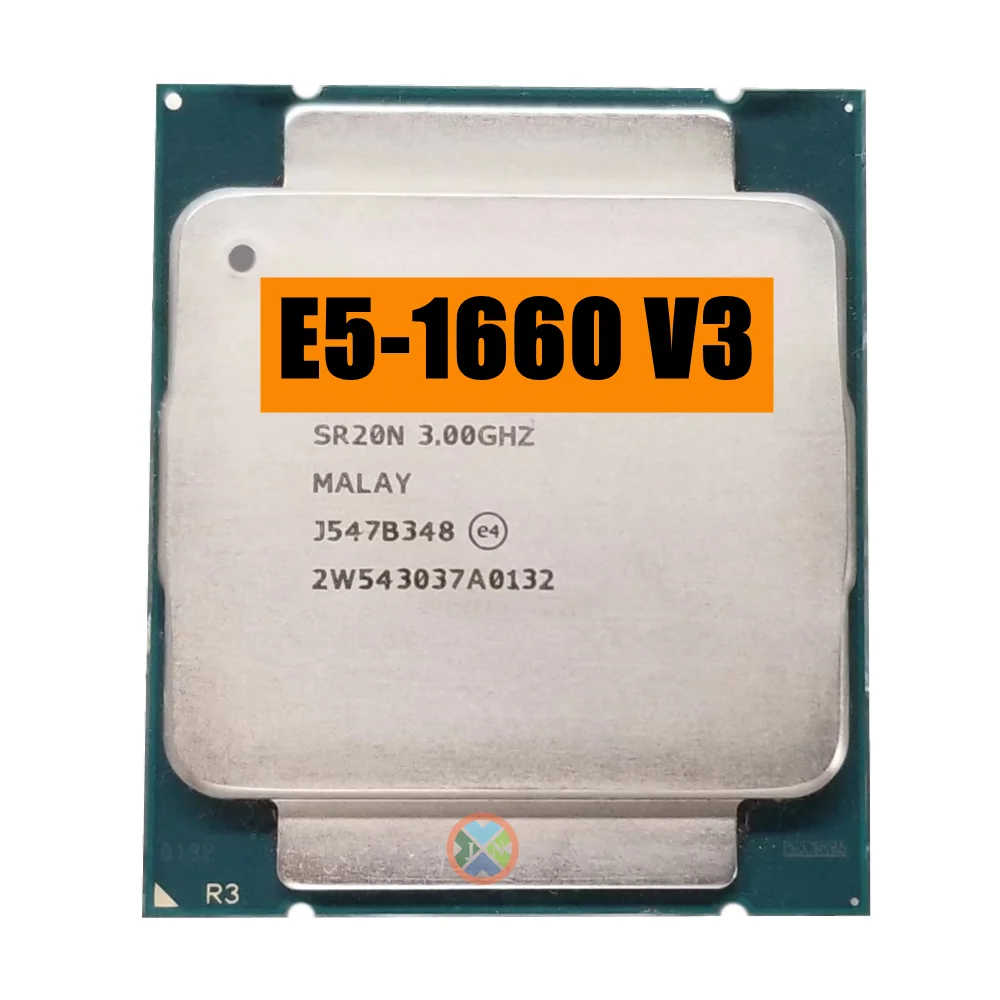 Processador Xeon e5 1660 v3 Sr20n 3.0ghz Núcleos Soquete de 140w Cpu Lga 20113 e5 1660v3