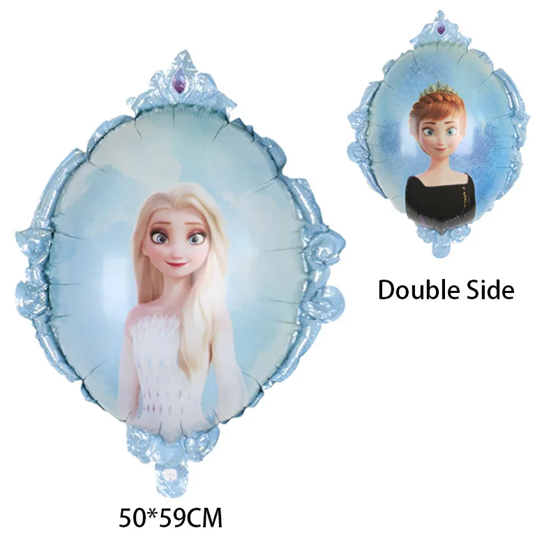Disney Frozen Elsa Anna Aluminum Balloons Decoration Baby Shower Kids Girl Birthday Party Olaf Princess Foil Balloon Home Decor