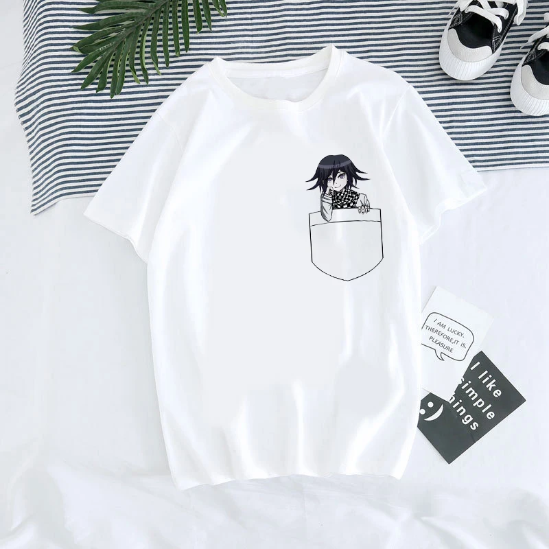 Danganronpa T  ϼ Ouma Kokichi ׷ Ƽ / Kawaii Nagito Komaeda Summer Tops Anime ϶ Ƽ Femlae