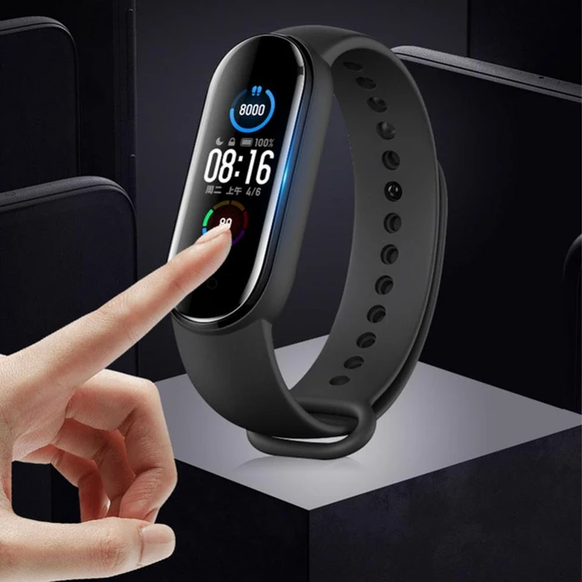 Glass Film for Mi band 8 7 6 5 4 Strap Screen Protector SmartWatch  Accessories Miband5 miband6 for Xiaomi Mi band 4 5 6 7 8 film - AliExpress