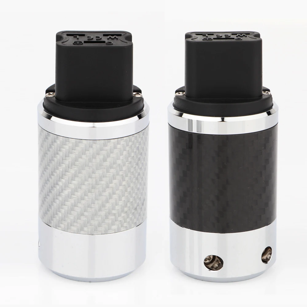 Copper Colour Rhodium Plated C19 Power Plug HI End Preffair Performance 20A Connectors IEC Female Plug plug adapter