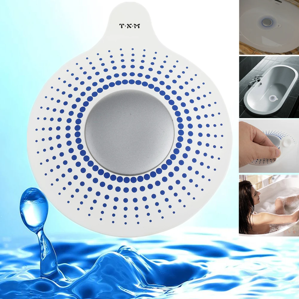 TXM Bath Tub Drain Plug  Tub Stopper Bathtub Tub Plug - Bath Stopper for Tub, Silicone Drain Stopper Drain Plug Cover 13pcs laptop anti dust plug silicone computer cover stopper notebook dust plug dustproof usb dust plug computer accessories