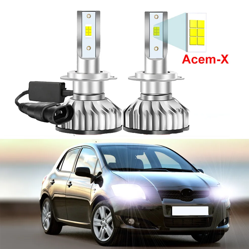 Kit LED Intérieur Pour Toyota Auris E150 2007-2012 - 8 Ampoules Blanc 6000K, Plug & Play, Plus Lumineux