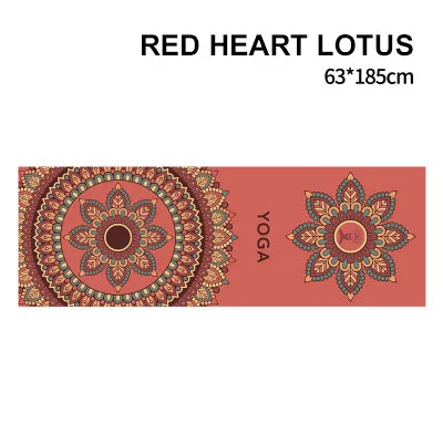 Anti-Slip Printed Yoga and Pilates Towel Mat