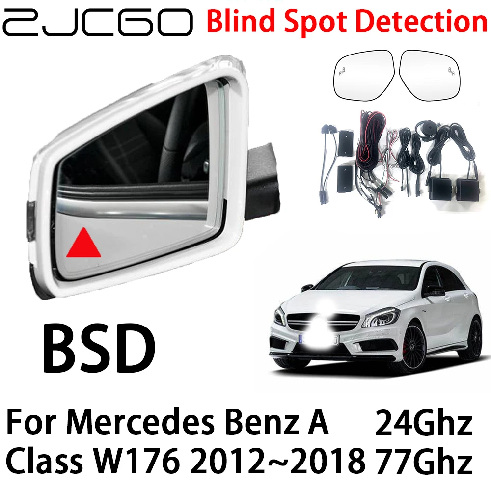 ZJCGO Car BSD Radar Warning System Blind Spot Detection Safety Driving Alert for Mercedes Benz A Class W176 2012~
