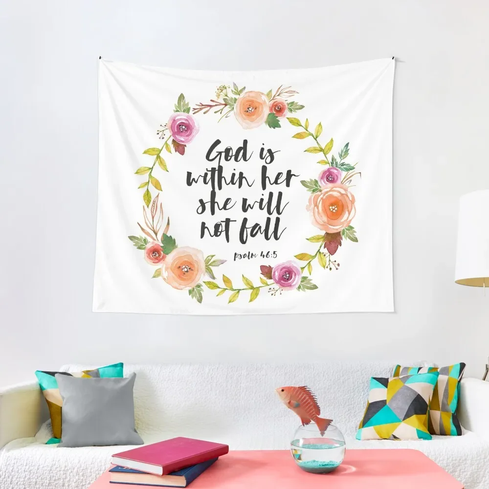 

Christian Quote Tapestry Wall Carpet Aesthetic Decoration Things To Decorate The Room Tapestry