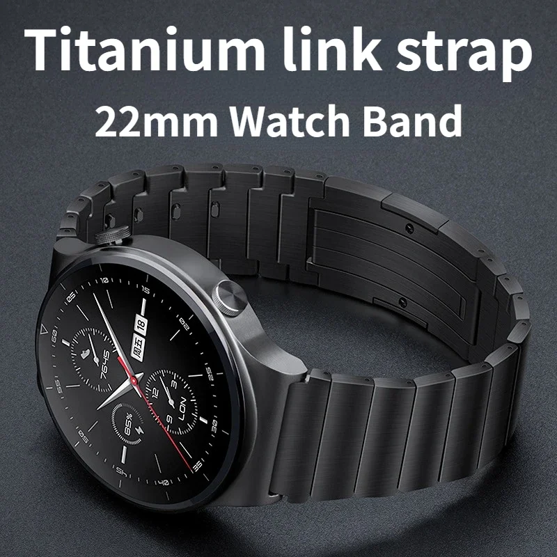 22mm Titanium Strap For Huawei Watch 3 GT 3-2 Pro Amazfit GTR 4-3 Pro/Stratos Lightweight band For Samsung Watch 3/Gear S3 Belt