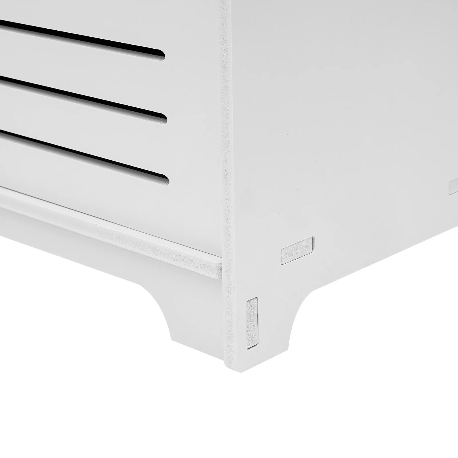 PVC-Badezimmerschrank mit Tür, Belüftungslöchern, erhöhtem Boden und Anti-Schimmel-Design für Toilette, Badezimmer und Wohnzimmer – Detail 8