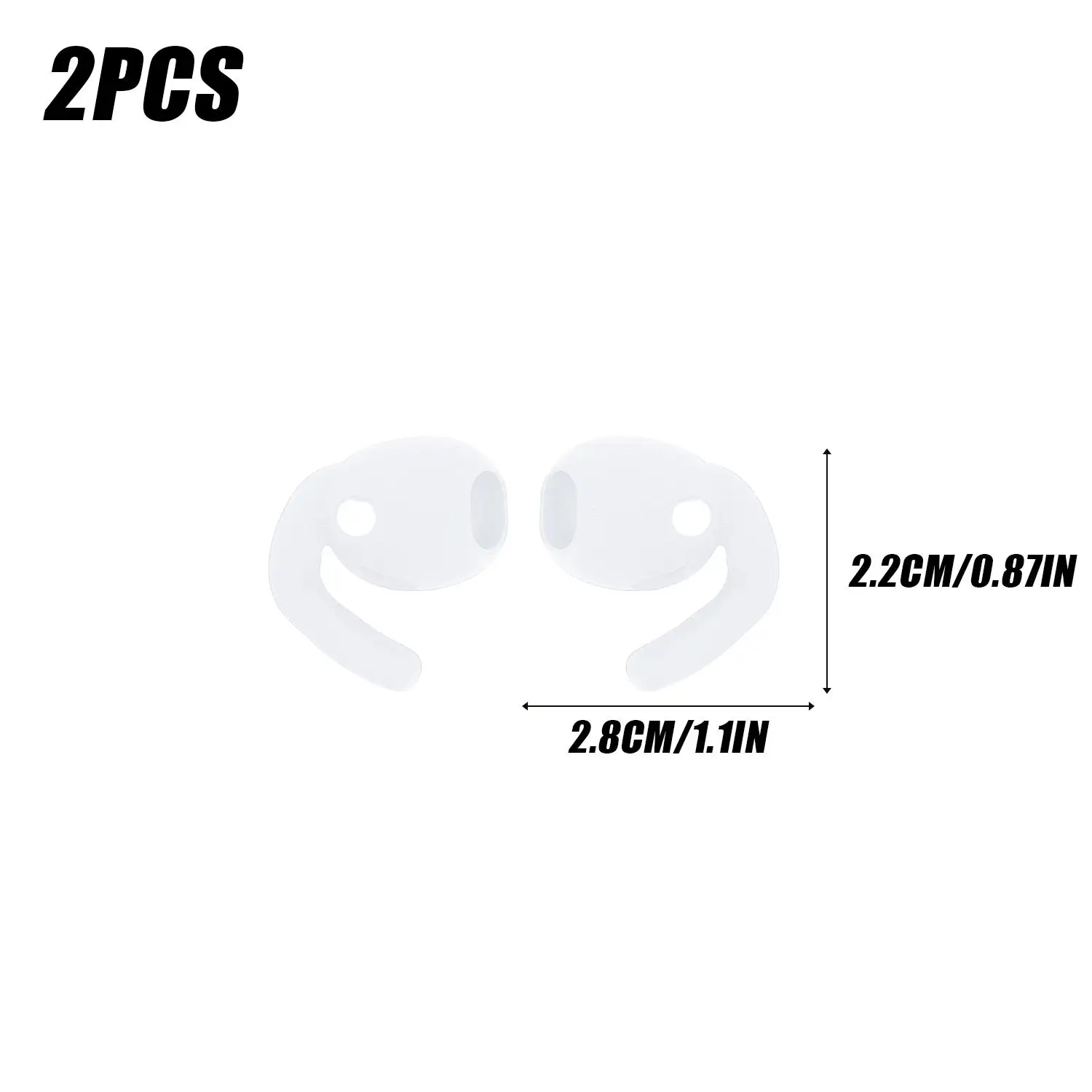 Premium Replacement Anti-Slip Silicone Eartips - Noise Reduction Earbuds Caps (6 Pairs)
