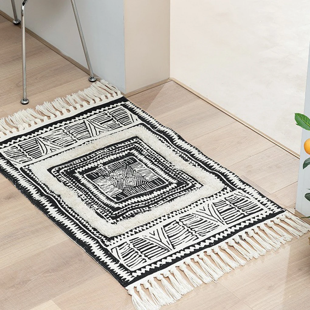 

Durable And Easy To Clean Woven Carpets Exotic Moroccan Charm Mat Rug Indoor Decoration Yellow 60 90cm