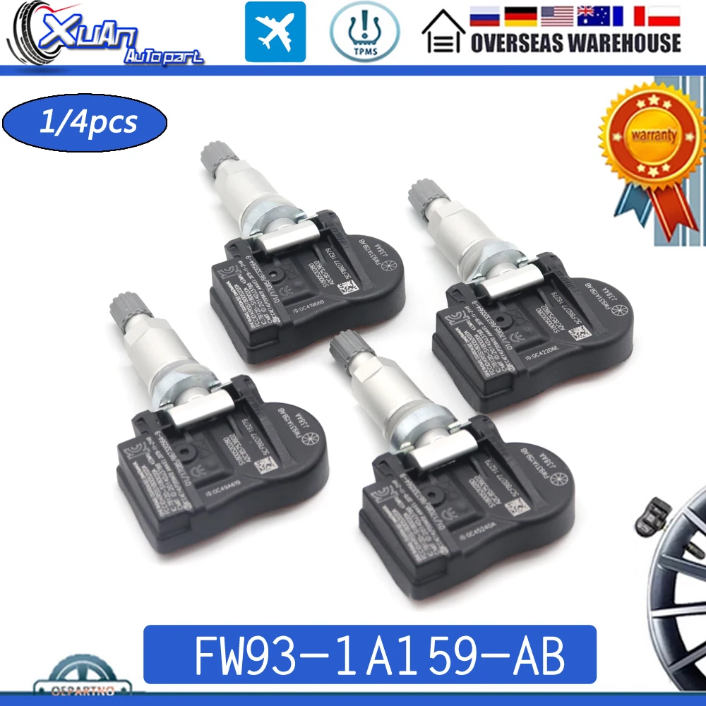 

FW93-1A159-AB TPMS датчик давления в шинах для Land Rover LR4 Discovery Freelander Range Rover Jaguar F-TYPE 433 МГц