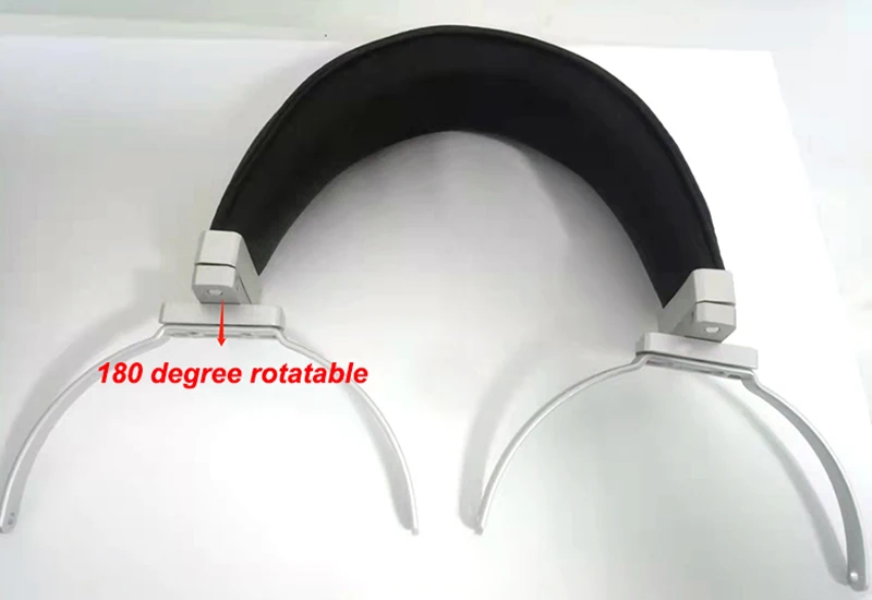 180 Degree Rotatable DIY Headphones Headband for 85MM 100MM 110MM Ear Cups Metal Headband