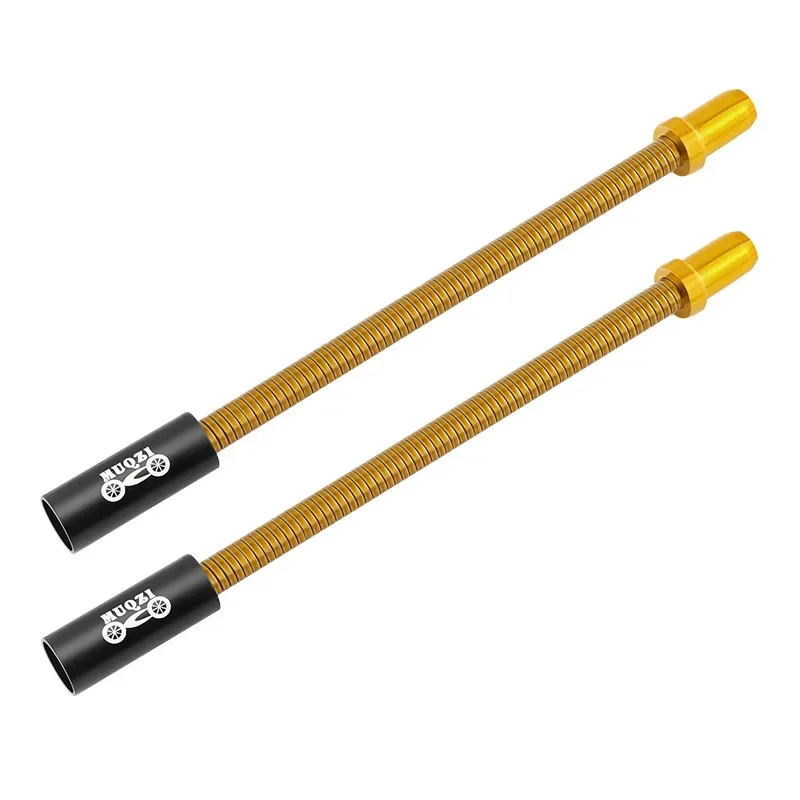 2 stücke Fahrrad V Bremse Biegen Rohr Edelstahl Fahrrad Biegsamen Frühling Bremse Biegen Rohr Einstellbar Universal V Bremsen Flexible draht – Detail 13