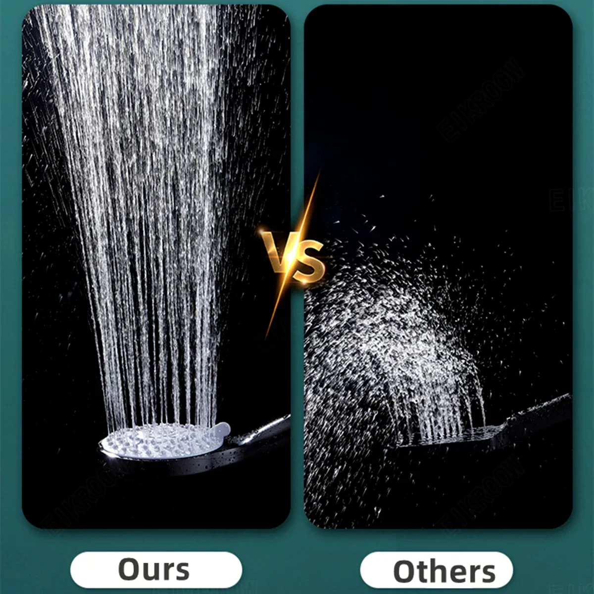 Description Picture 5 of itemHigh-Pressure Shower Head 5-Speed Adjustable Shower Head With Hose Water-Saving One-Touch Ttop Nozzle Bathroom Accessories