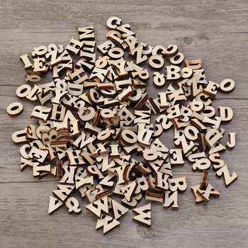 Mixed Wooden Alphabet Letters 1