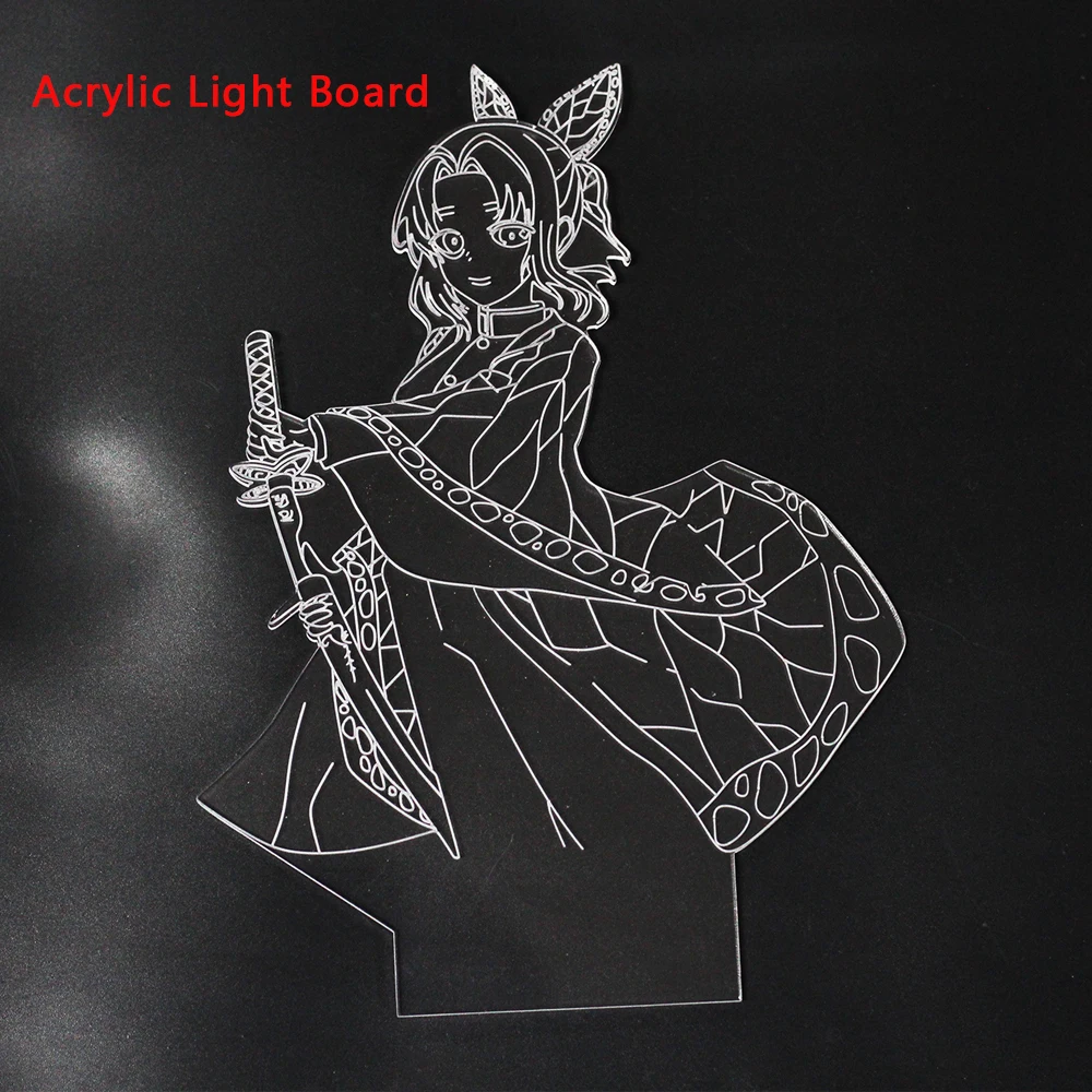 3d night light Anime Zero Two 3D Acrylic Board LED Night Light Cartoon USB Illusion Lamp Bedroom Kid Manga Gift Franxx Acrylic Board best night light