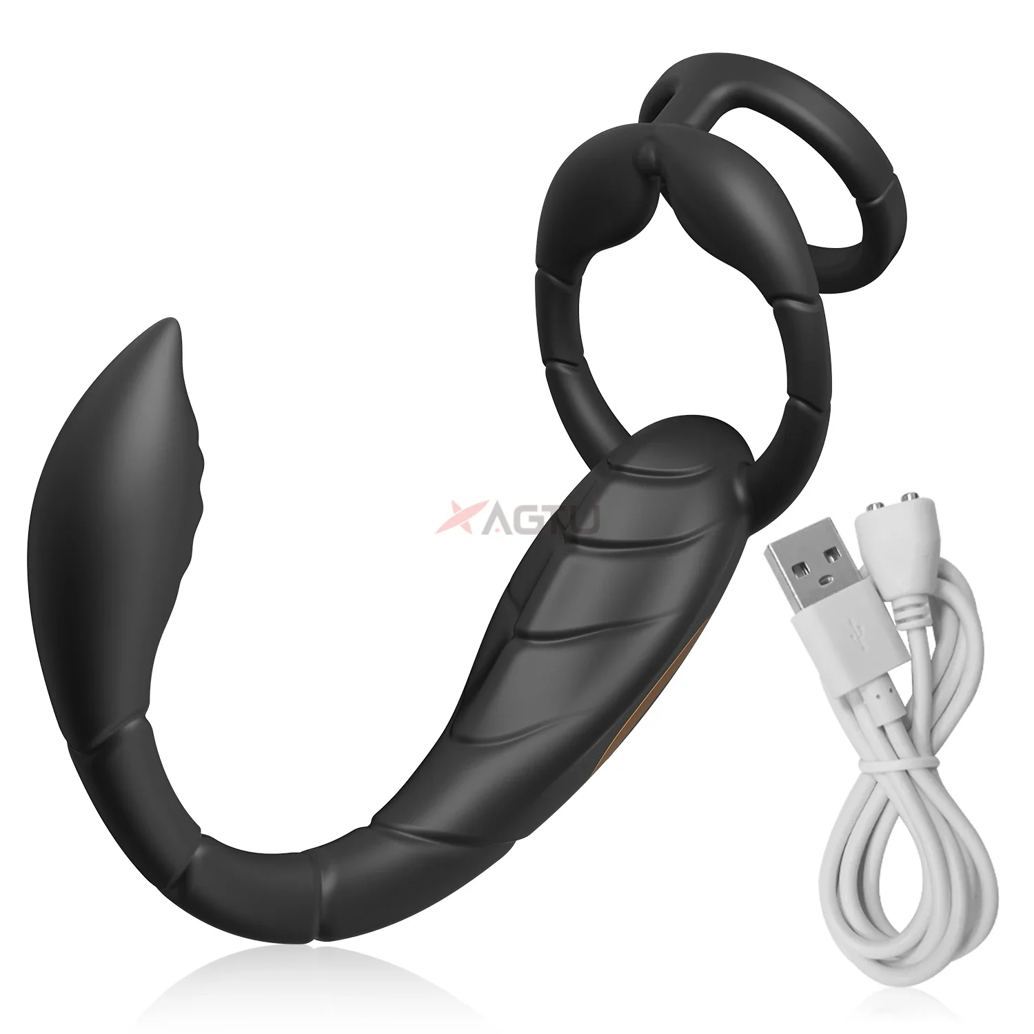 App Control Vibrator for Men Prostate Massager Dual Penis Ring Cock Rings Anal Vibrating Butt Plug Anal Sex Toy for Men Couples