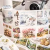 Mr. Paper, Landscape City Architecture Theme Stickers, Scrapbook Notebook Phone Case Diary Decorative Stickers Tape 200cm/roll 3