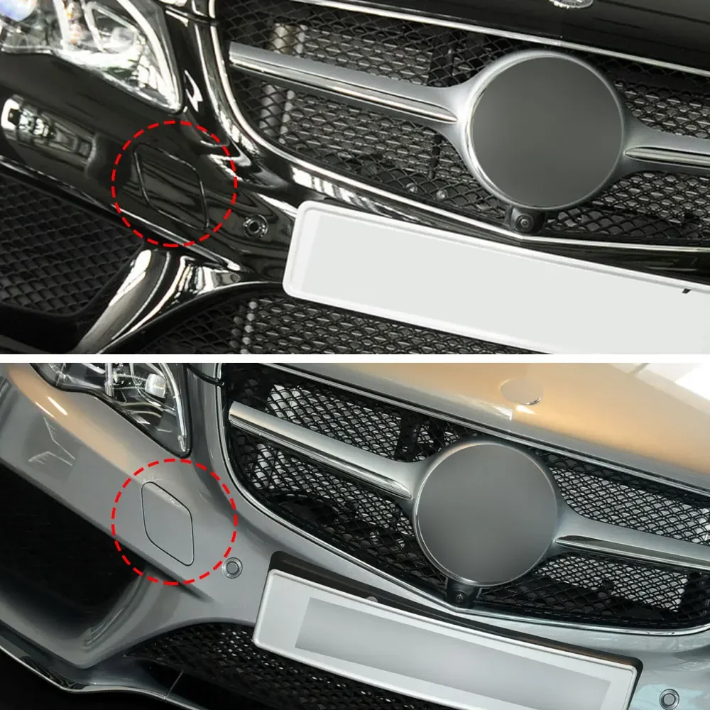 벤츠 E 클래스 쿠페 E260 E300 E320 E350 E400 2078850024 메르세데스 W207용 자동차 앞 범퍼 견인 고리 커버 캡 액세서리