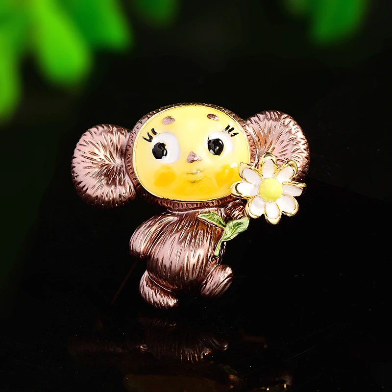 

New Personality Cute Cartoon Animal Brooches for Women Fashion Colorful Enamel Accessories Pins Shirt Suit Broche Birthday Gifts