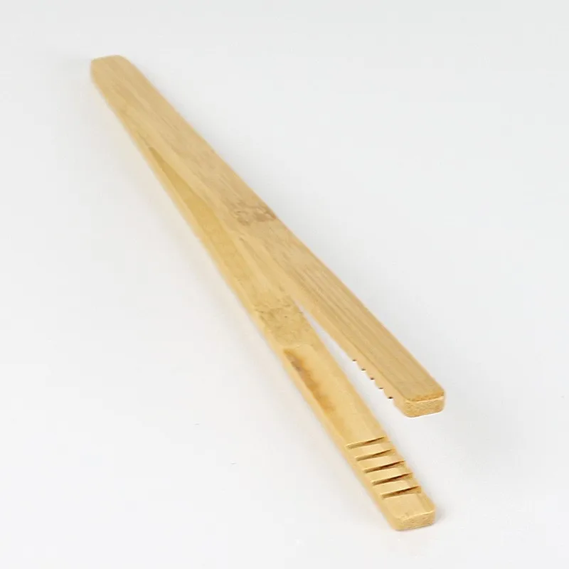 1Pc Kitchen Toaster Tongs Bamboo Heat-Proof Short Food Tongs Cooking Tea Clip Food Toast Tong Tweezer Tea Tool food tongs