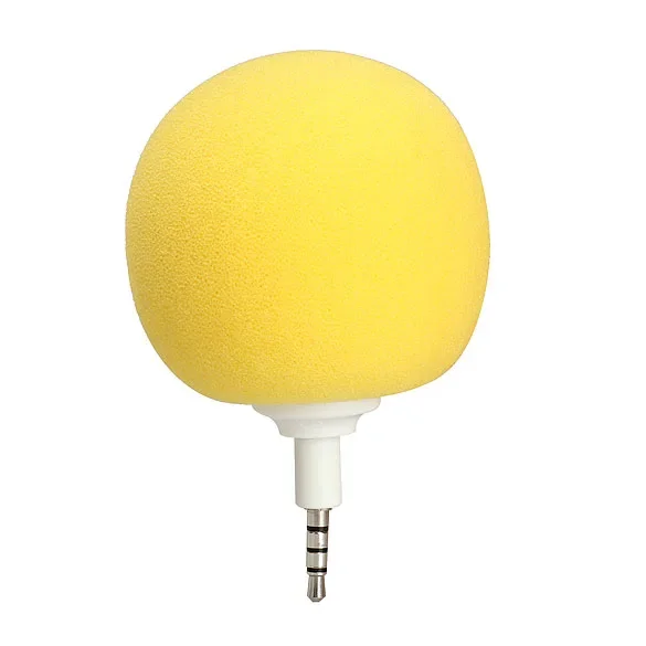 3.5mm Portable Speaker Music Sponge Balloon Speaker for iPod iPhone 4S iPad Yellow -25