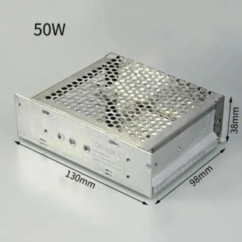 5pcs Aluminum Alloy Industrial Power Supply Housing - Metal Case Power Box