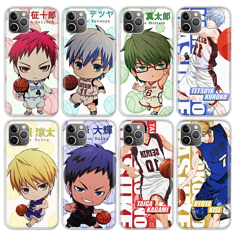 Kuroko Basketball Anime Soft TPU Back Cover Phone Case