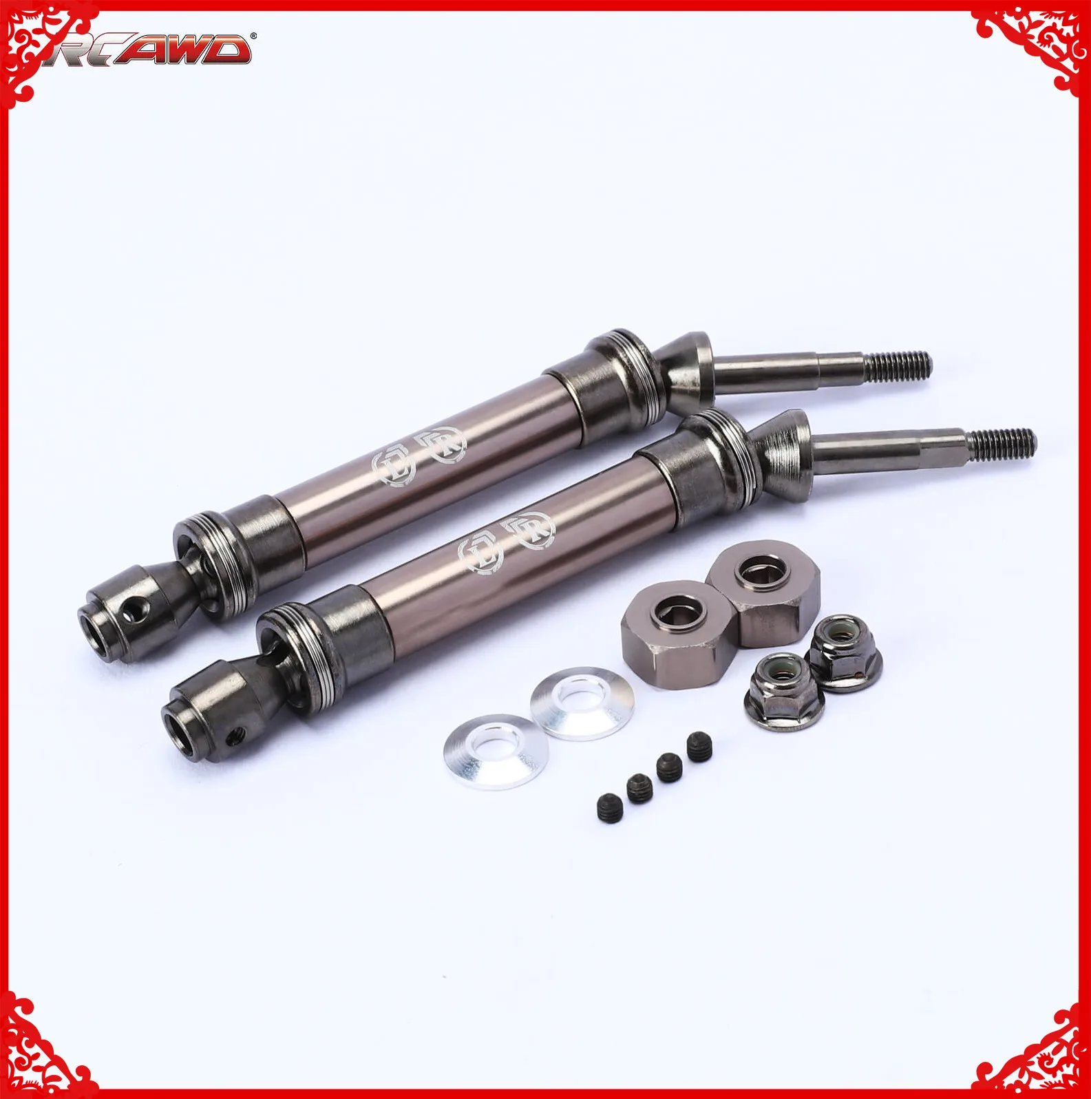 

RCAWD задние Driveshafts для Traxxas Slash steel-spline постоянной скорости (полная сборка) Запчасти для модификации