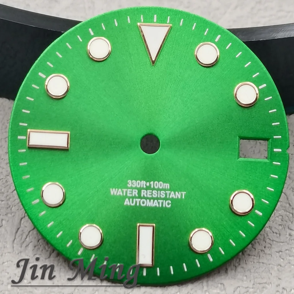 Luxury Multi-Color Luminous Date Window Aseptic Dial for Automatic Movement Watches