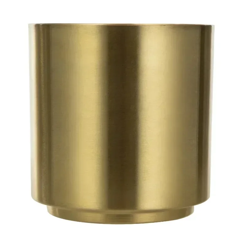 

Mainstays Small Gold Decorative Metal Planter, 5.2"D x 5.2"H