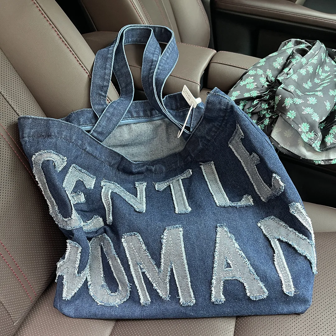 Fashion Print Women's Tote Shoulder Bag 2022 New Trend Large Capacity Shopping  Bag Female Canvas Letter Zipper Handbags Luxury - AliExpress