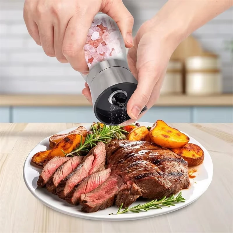 Salt Pepper Grinder Manual Stainless Steel and Shakers Kitchen Mills Accessories