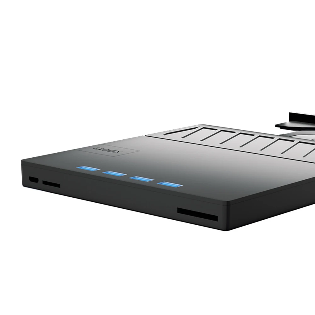 7 in 1 USB 3.0 Type C External CD DVD RW Optical Drive with SD/TF Port CD/DVD/BD -/+RW Player Burner Writer Reader for Laptop PC